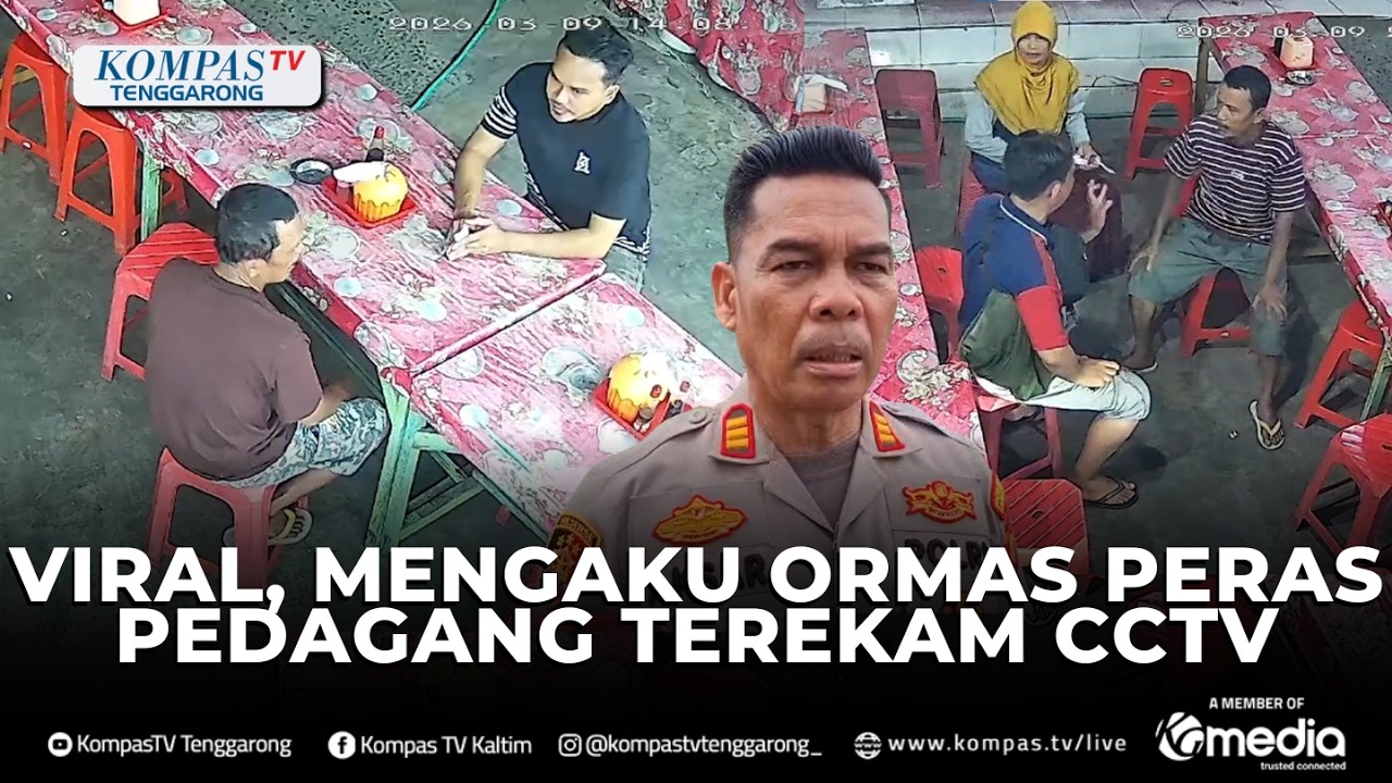 Viral, Mengaku Ormas Peras Pedagang di Samarinda, Aksi Pelaku Terekam CCTV