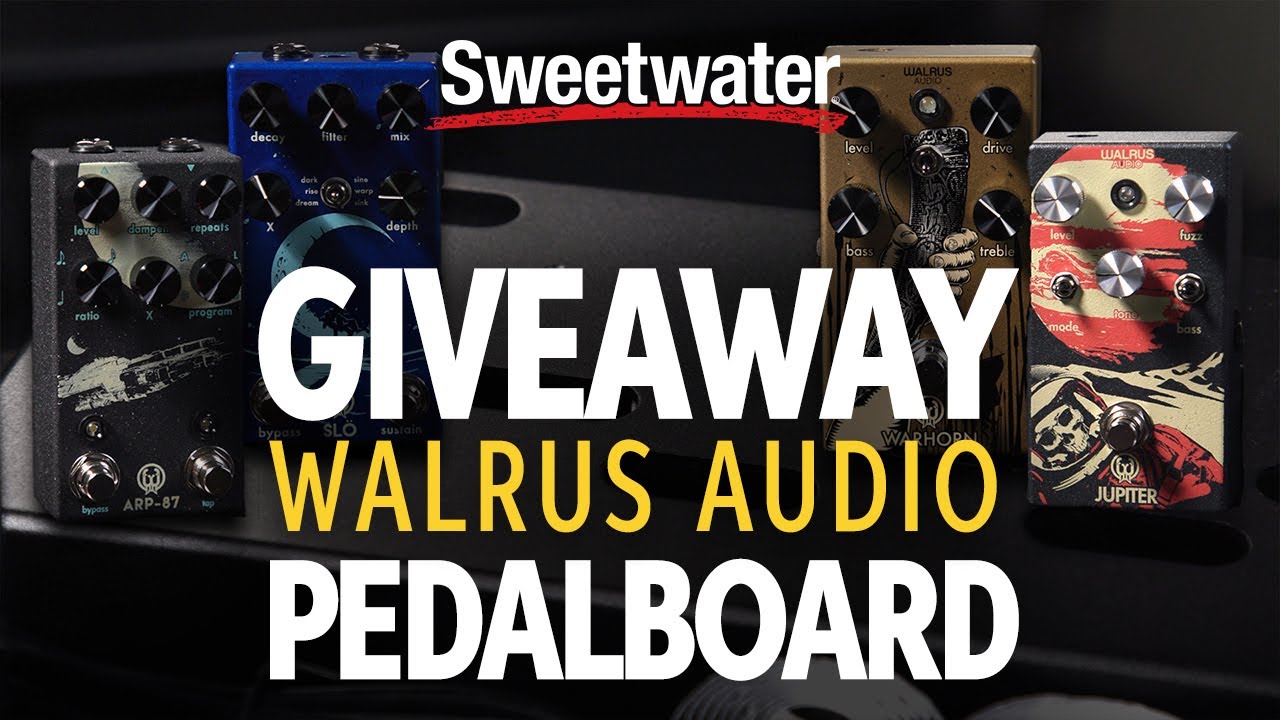 GIVEAWAY 🎁  &mdash; Walrus Audio Pedalboard Giveaway! ✅  &mdash; YouTube Monthly Giveaway