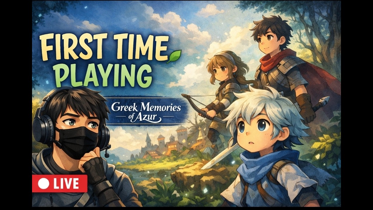 First Time Playing Greek Memories of Azur 🌿 | Relaxing Live Gameplay