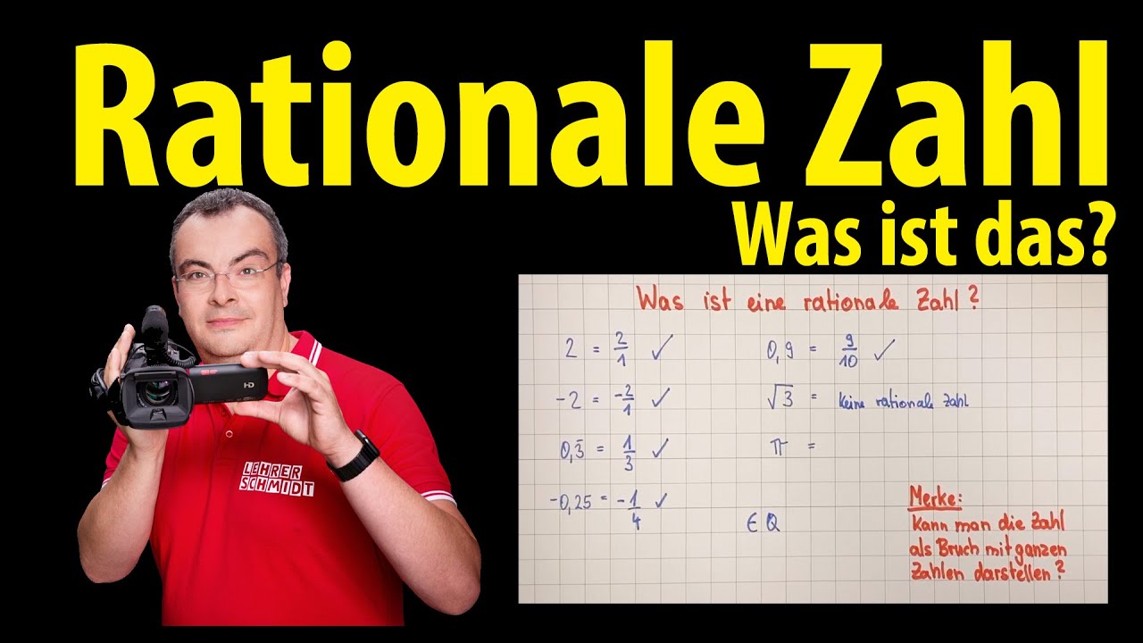 Rationale Zahl - Was ist das? | Lehrerschmidt
