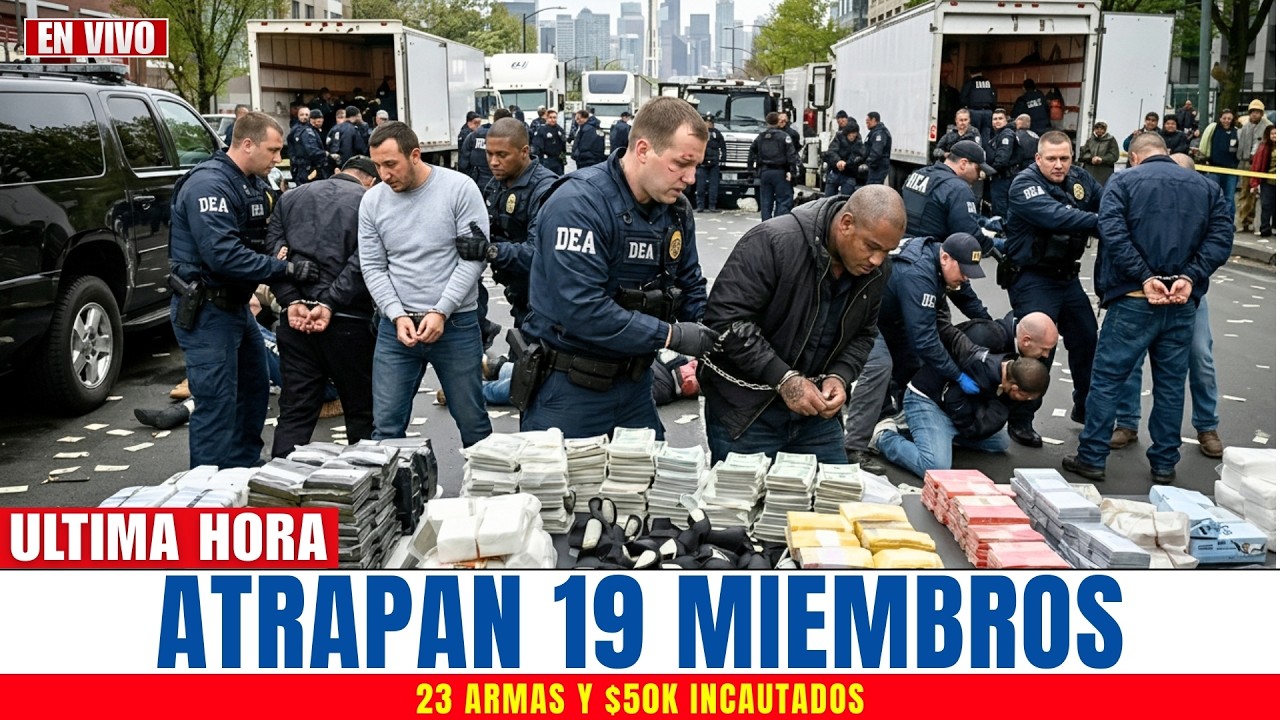 DEA y FBI REDADA Contra Cártel en Washington — 23 ARMAS Y $50K INCAUTADOS