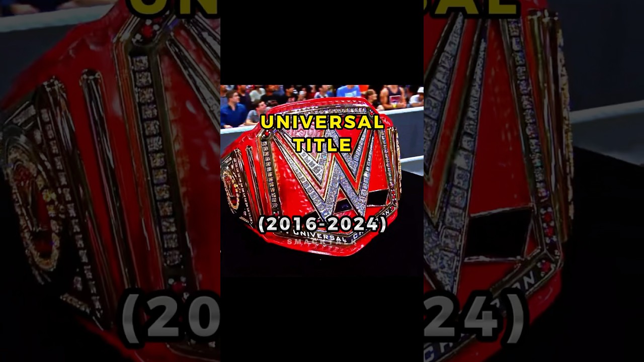 🚨WWE has officially retired THE UNIVERSAL CHAMPIONSHIP! 🚨#wwe #romanreigns #wrestling #edit #raw