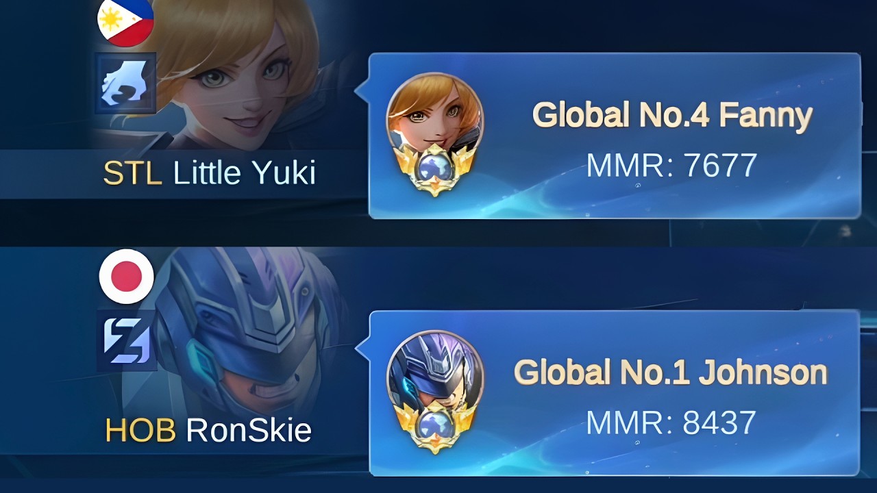 I Met Top Global Fanny and Johnson in Ranked Game (Twice!?) - Mobile Legends
