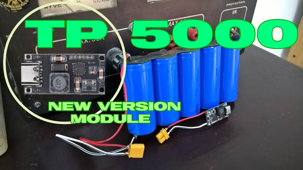 REVIEW & TEST || TP 5000 NEW VERSION MODULE || TEST CHARGING 5P BATERAI 26650 LiFe PO4 3200 MAH