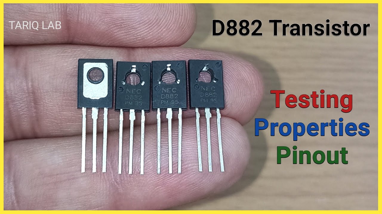 How to test D882 transistor