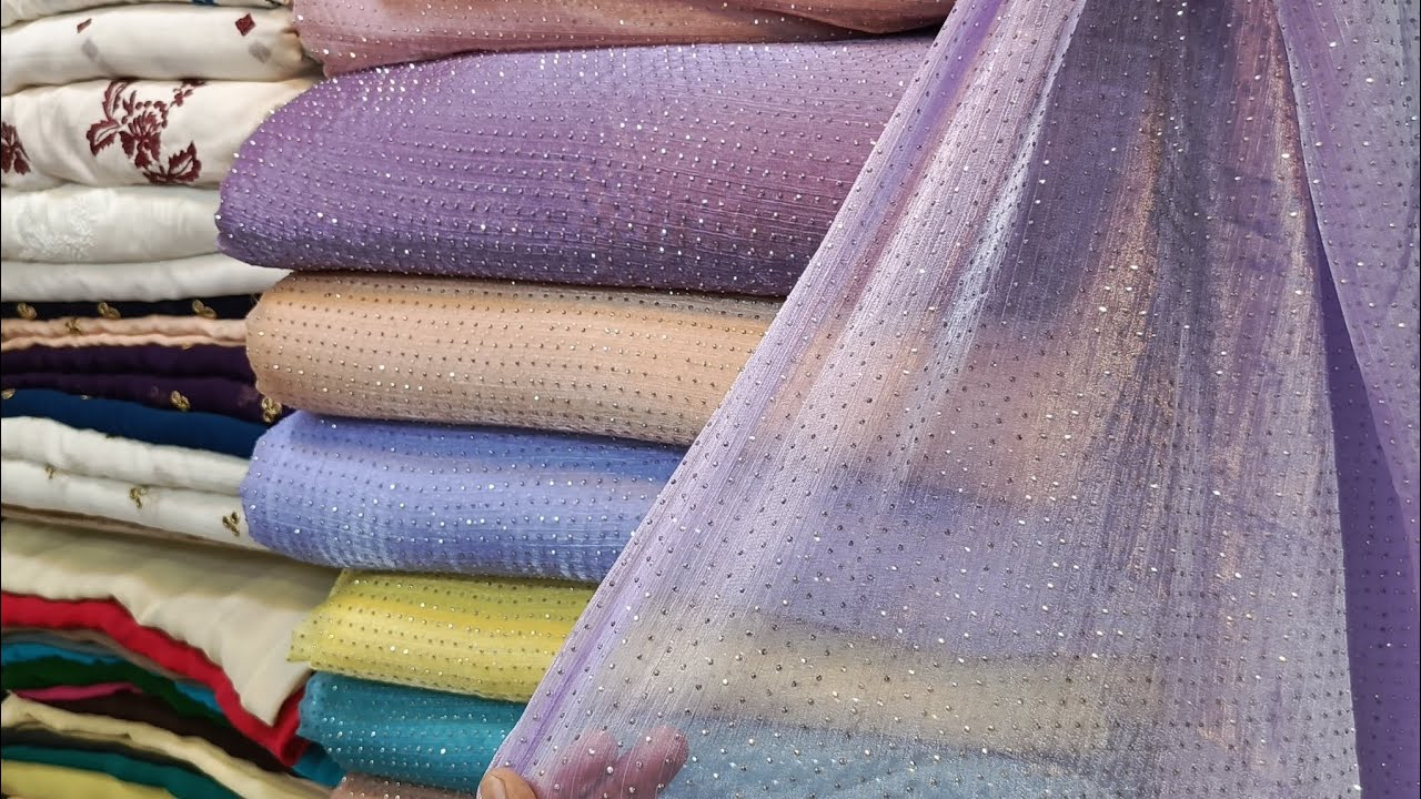 Sheesha Silk Silver Stone Work trending Collection..