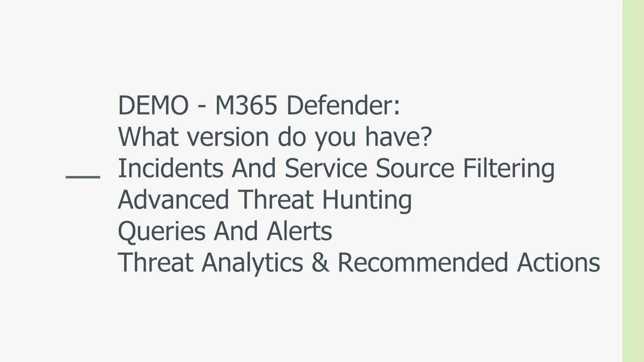 Protecting Endpoints With Microsoft Defender