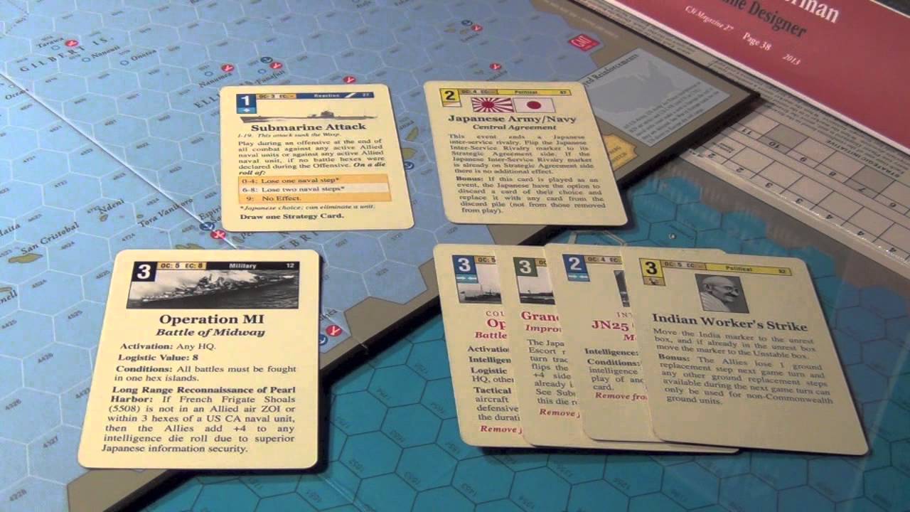 Empire of the Sun Wargame Opening Hand Analysis