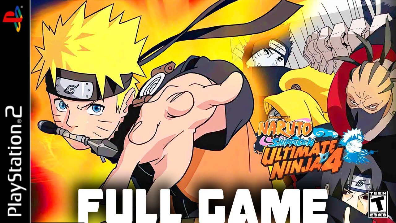 Naruto Ultimate Ninja 4 - Full PS2 Gameplay Walkthrough | FULL GAME (PS2 Longplay)