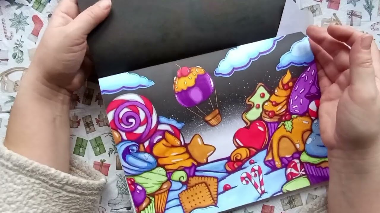 Completed coloring pages December 2025 January 2026