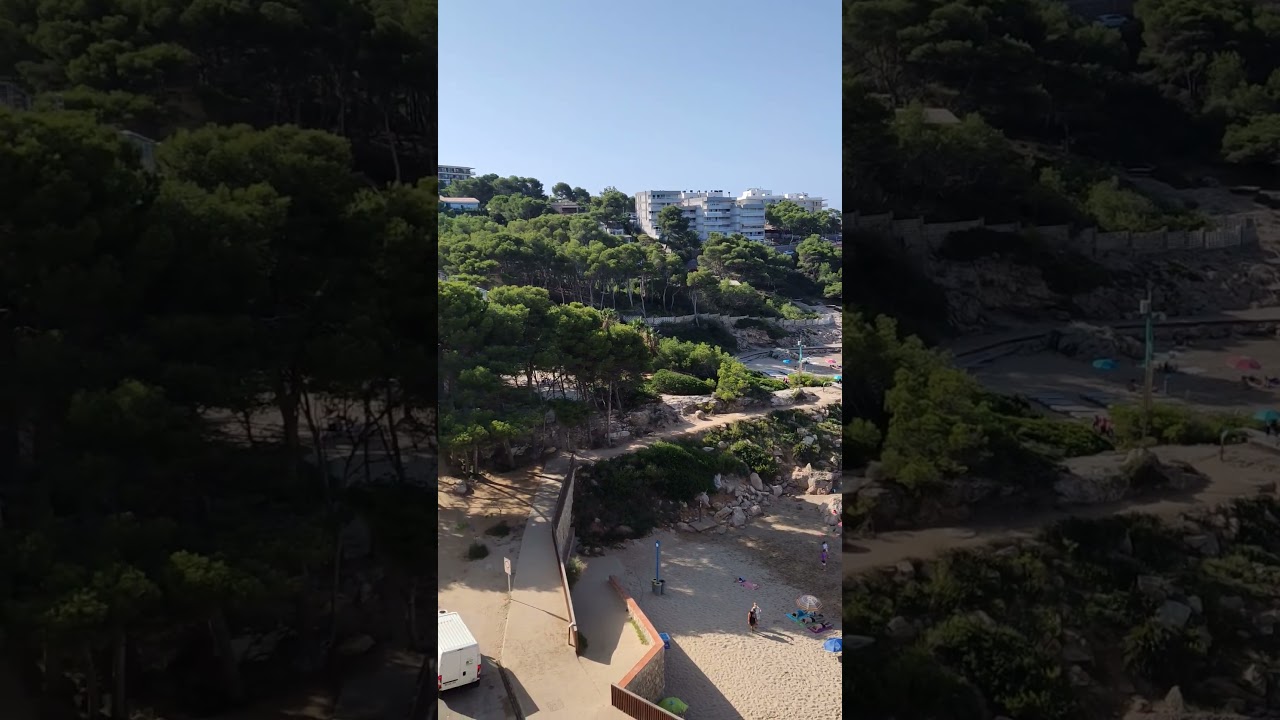 View from the Hotel Cala Font Costa Daurada Spain