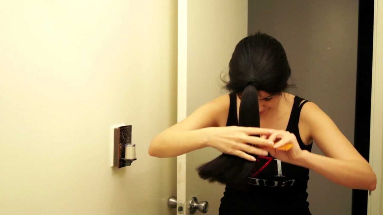 Como Cortarse el Pelo en Casa - Corte en Capas - Cabello en V