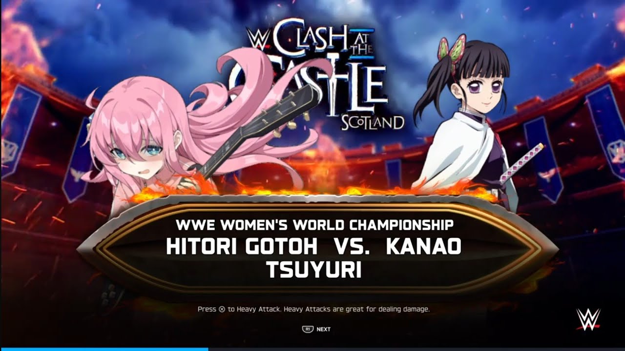 Hitori Gotoh vs Kanao Tsuyuri Women's World Championship Steel Cage Match (WWE 2k25)