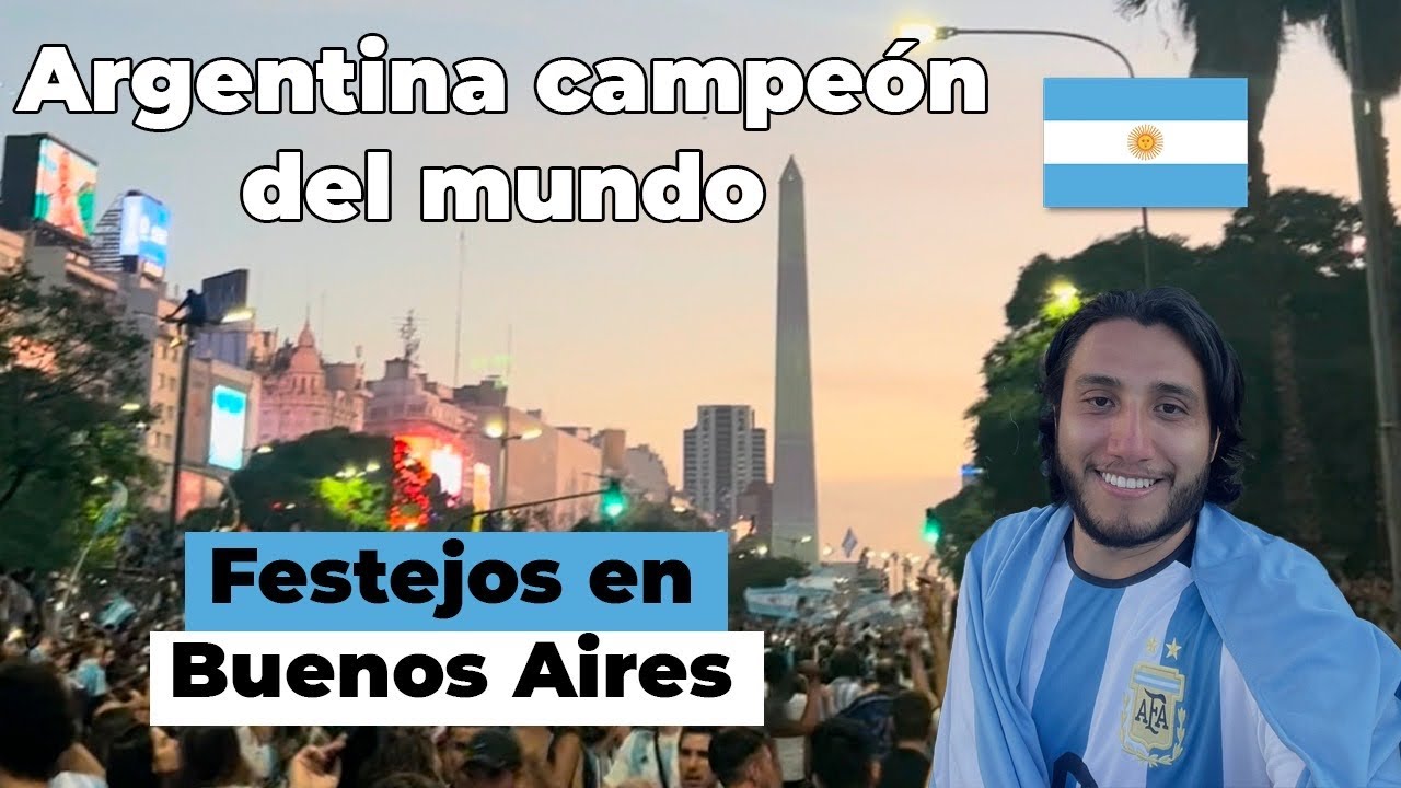 ARGENTINA CAMPEÓN | FESTEJOS | Viajé a BUENOS AIRES  a ver la FINAL DEL MUNDIAL | Gustavo Eduardo