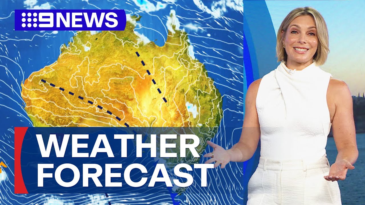 Australia Weather Update: Showers set for parts across the country | 9 News Australia