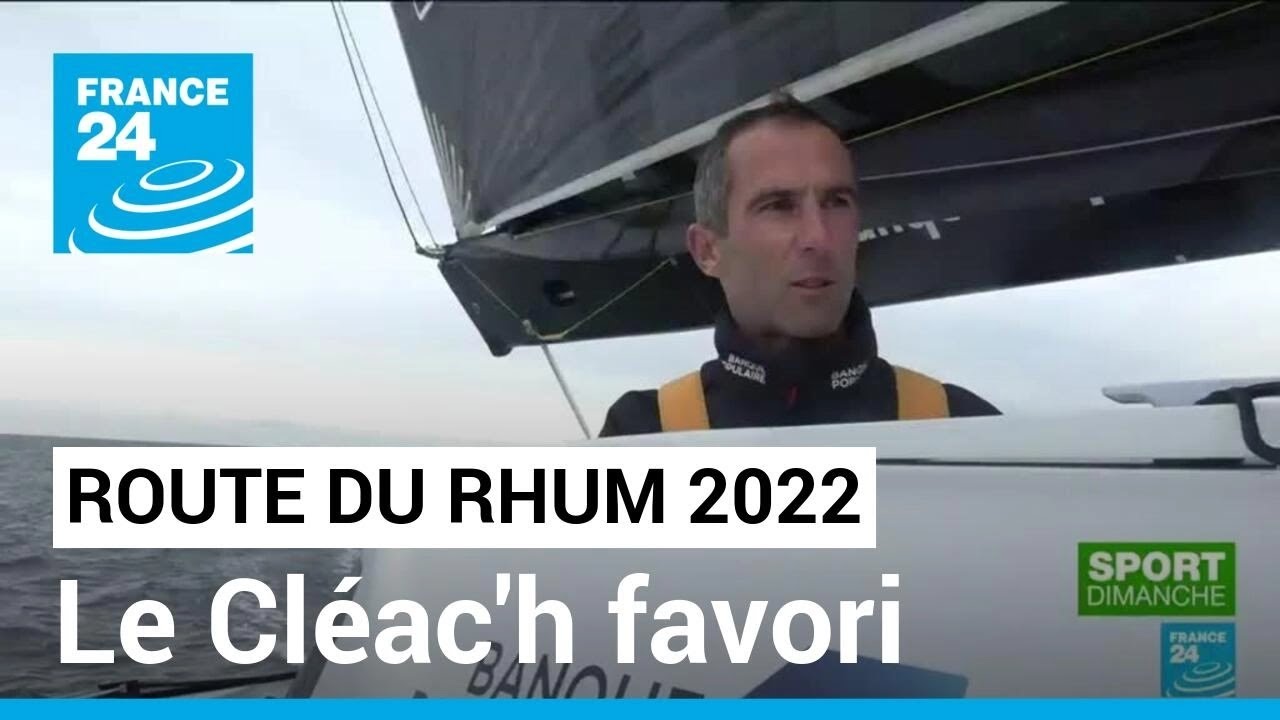 Route du Rhum 2022 : &agrave; bord du maxi-trimaran d'Armel le Cl&eacute;ac'h &bull; FRANCE 24