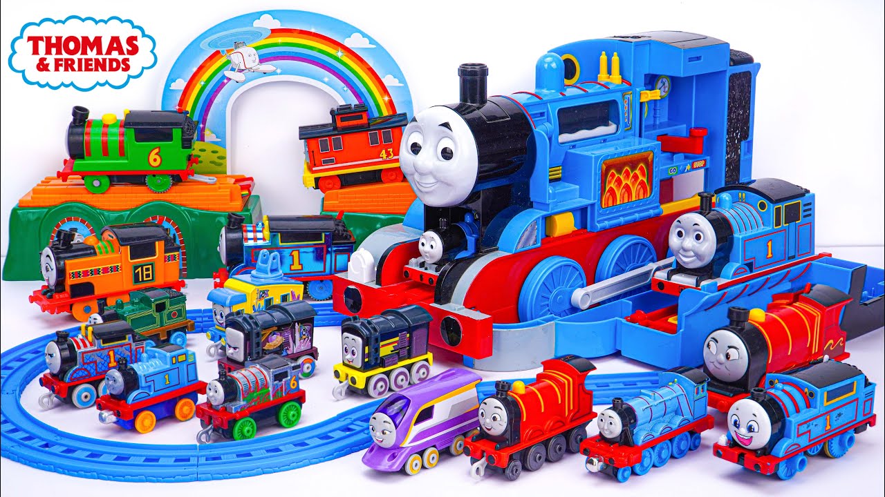 🚂💙 Thomas & Friends Track Toys Collection ASMR | Let's Go to the Rainbow Bridge with Thomas 🚊🌈
