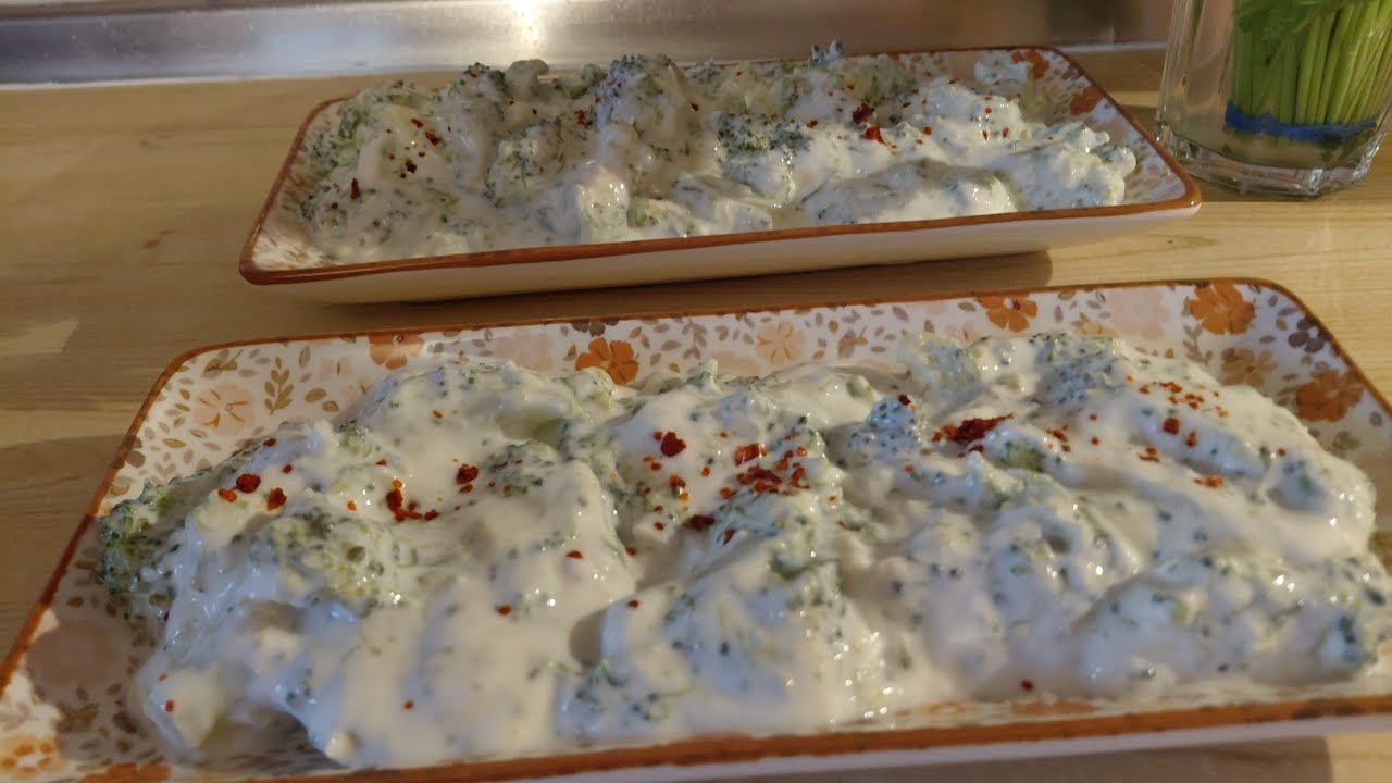 Yoğurtlu Brokoli salatası