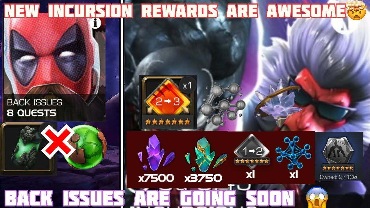  Free High Incursion Rewards and Back issues ( Varient) Complete Fast Mcoc (hindi)