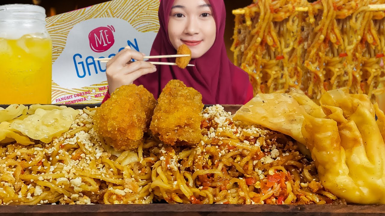 #72 REQUEST MAKAN 2 PORSI MIE GACOAN LEVEL 6 😈 UDANG KEJU & PANGSIT GORENG 🔥