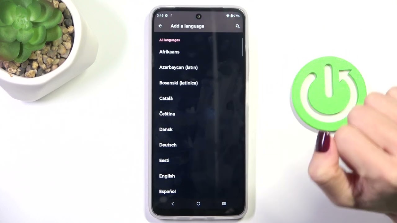 How to Change Language on MOTOROLA Moto G05