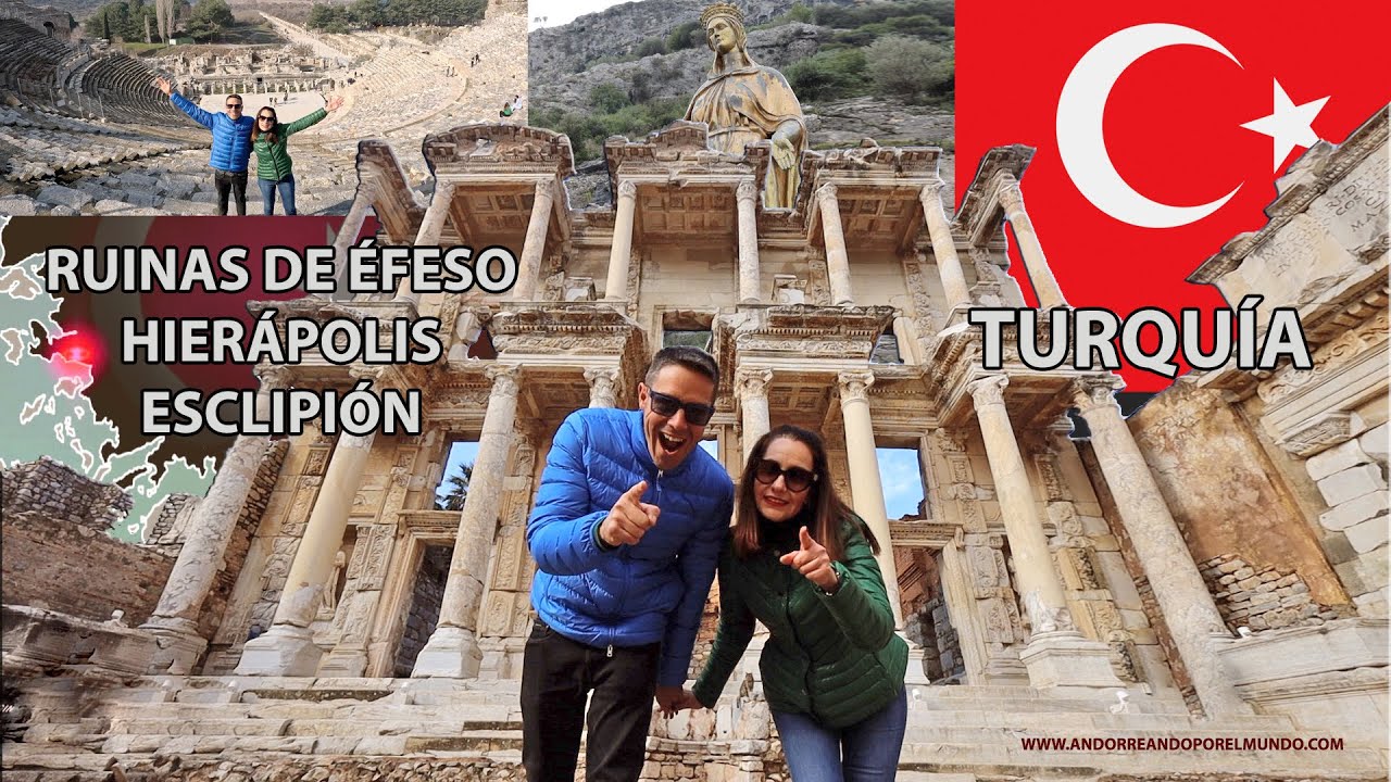Qu&eacute; ver en un viaje a Turqu&iacute;a 🇹🇷 en; Hier&aacute;polis, &Eacute;feso, Selcuk, Pamukkale, Esclipi&oacute;n.