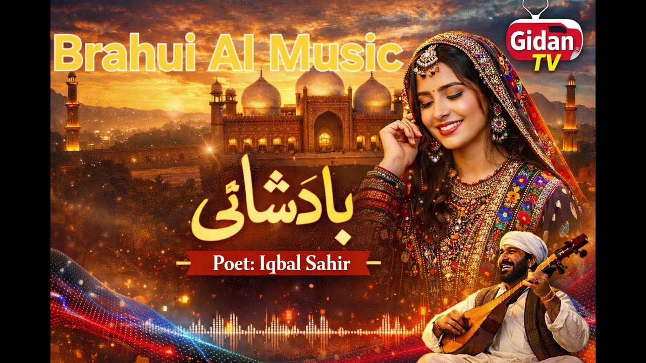 بادشاہی کیسہ | Badshahi Kesa | Brahui AI Music 2026 | Poet Iqbal Sahir | Gidan TV