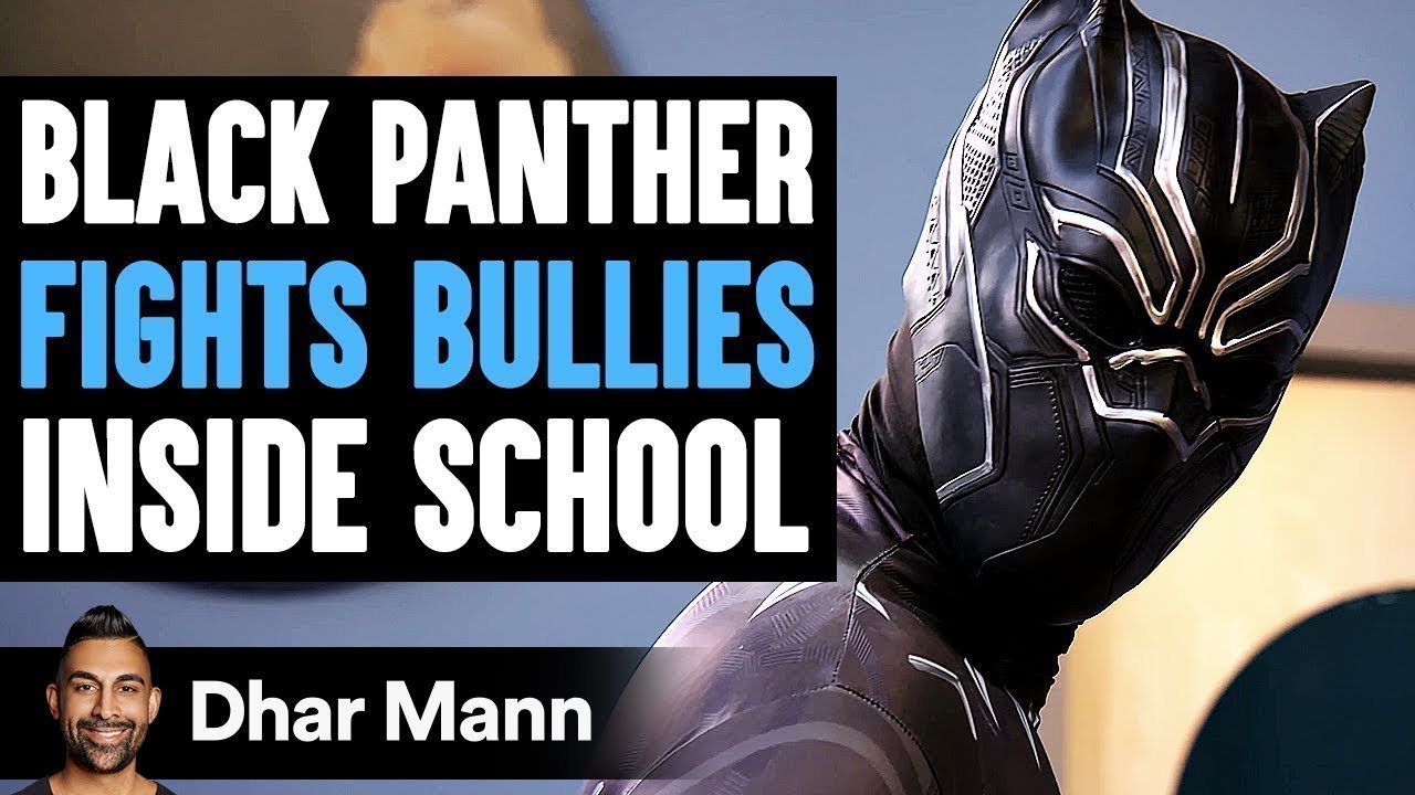 BLACK PANTHER Fights BULLIES Inside SCHOOL, What Happens Next Is Shocking | Dhar Mann Studios
