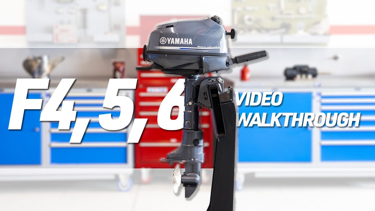 Портативный подвесной мотор Yamaha 4 л.с., 5 л.с. + 6 л.с. Walk Around