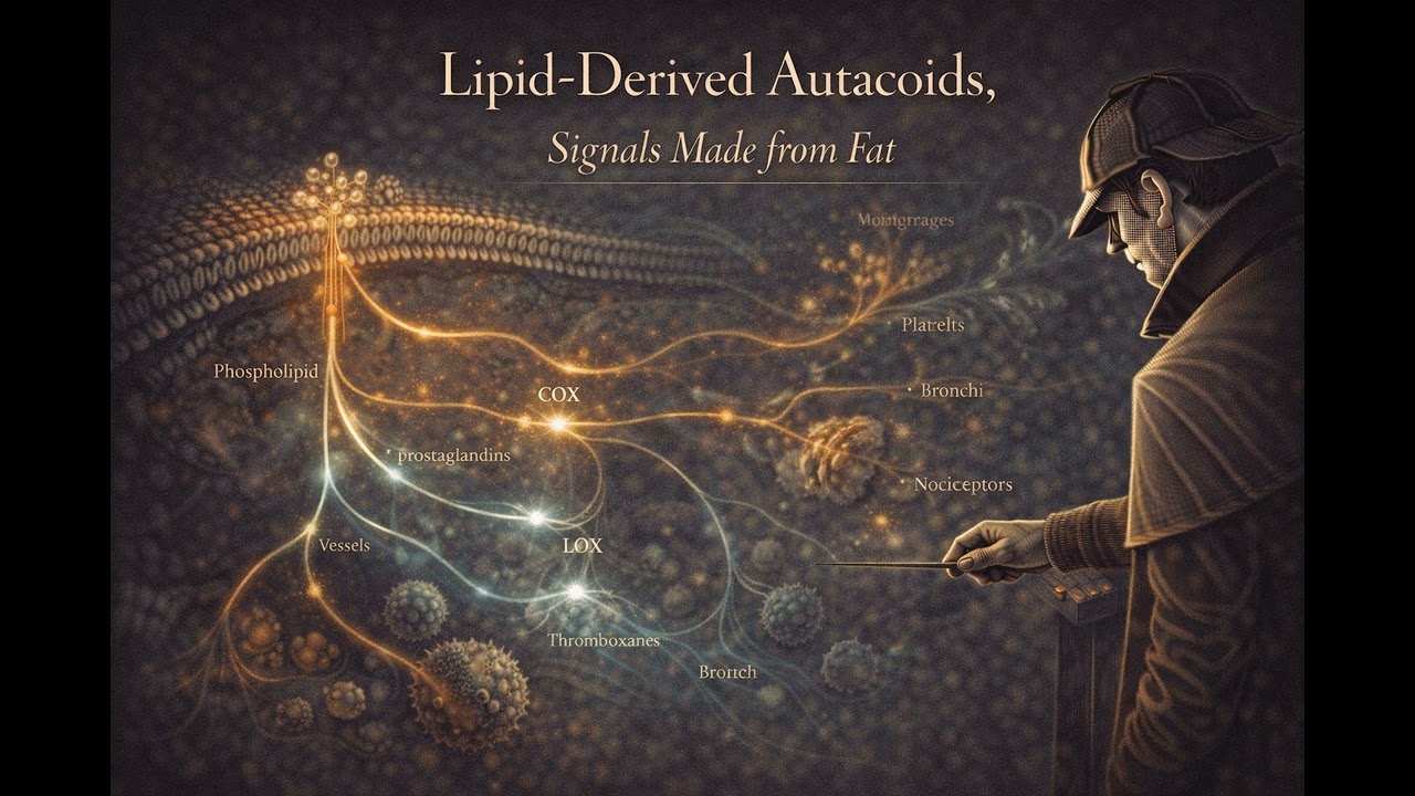 Pharma 37: Lipid-Derived Autacoids - Signals Made from Fat