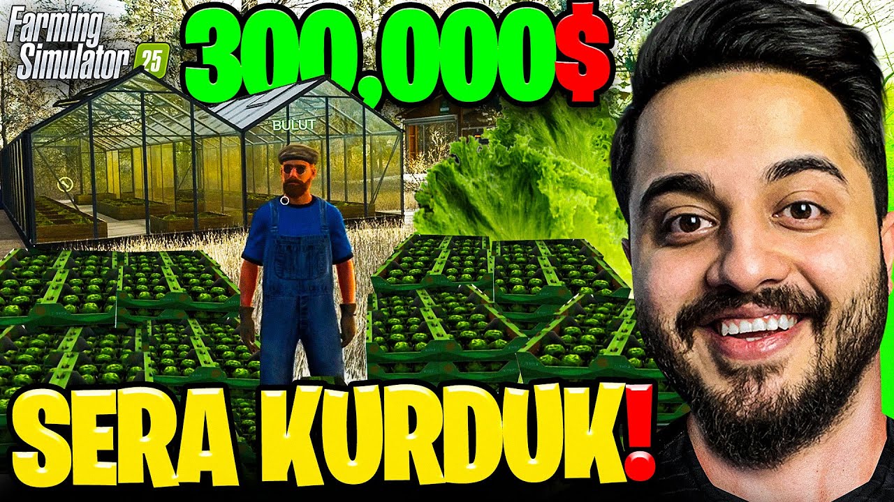SONUNDA SERA KURDUK! MARUL SATIŞINDAN 300.000$ KAZANDIK! PARAYI BULUYORUZ! Farming Simülatör 25 #15