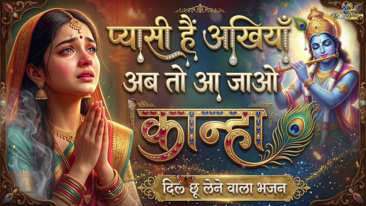 प्यासी है अँखियाँ अब तो आ जाओ | Krishna Bhajan | Radha Krishna Song | Heart Touching Bhajan 2026