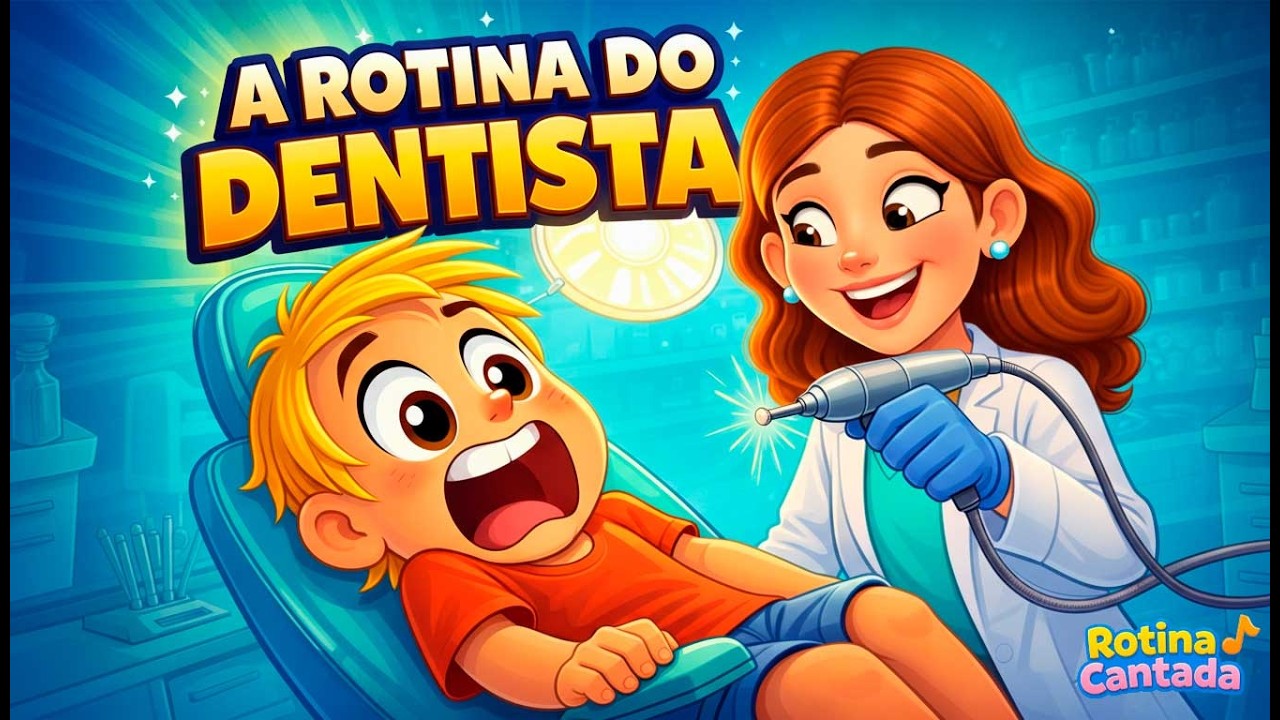 🦷✨ A ROTINA DO DENTISTA | Profissões para Crianças | Vídeo Infantil Divertido e Educativo ✨🦷