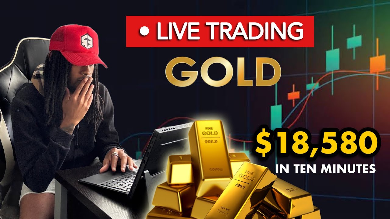 Live Trading Gold: $18,580 In Ten Minutes Using Supply and Demand Strategy