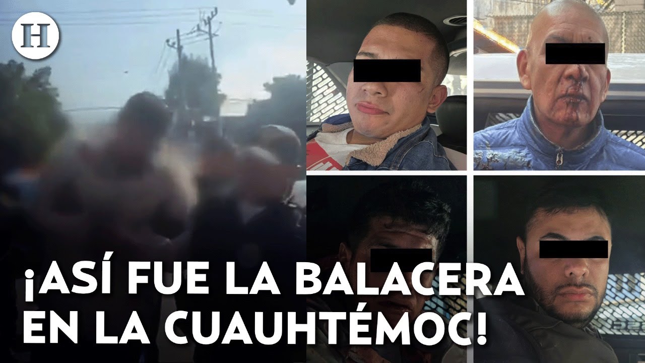 As&iacute; fue la balacera entre polic&iacute;as y extorsionadores que dej&oacute;  6 detenidos y un uniformado herido