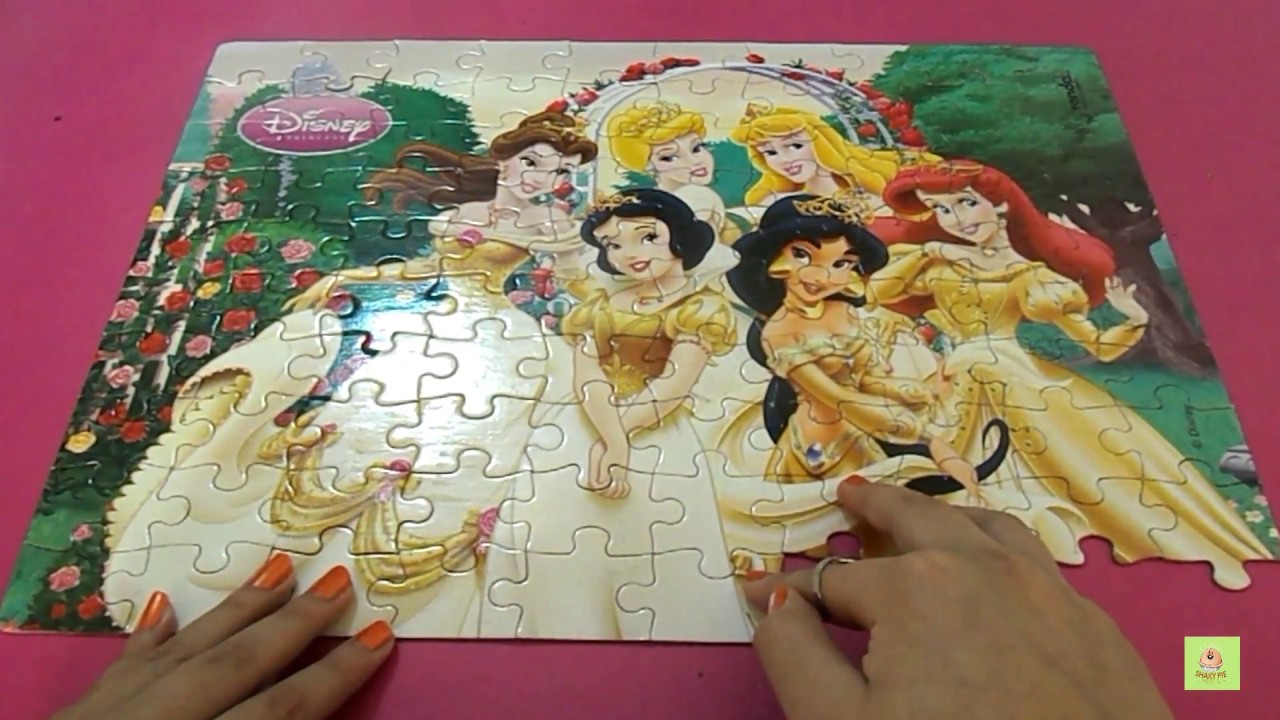 DISNEY PRINCESS JIGSAW PUZZLE.  ROMPECABEZAS DE LAS PRINCESAS DE DISNEY.