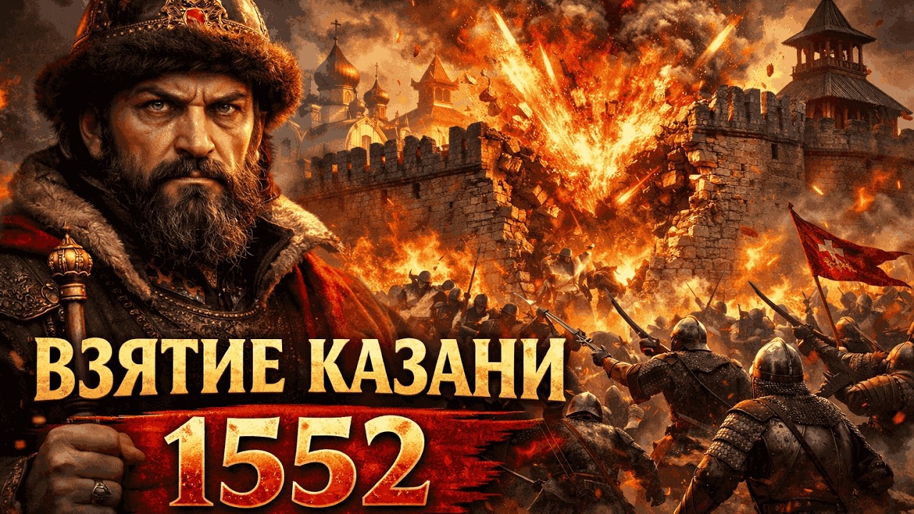 Как Иван Грозный уничтожил Казанское ханство (1552)
