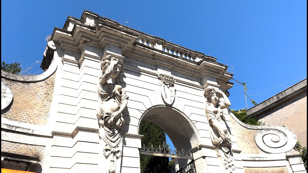 Walking in Rome (Villa Celimontana) 28 Jun 2024 [4K HDR]