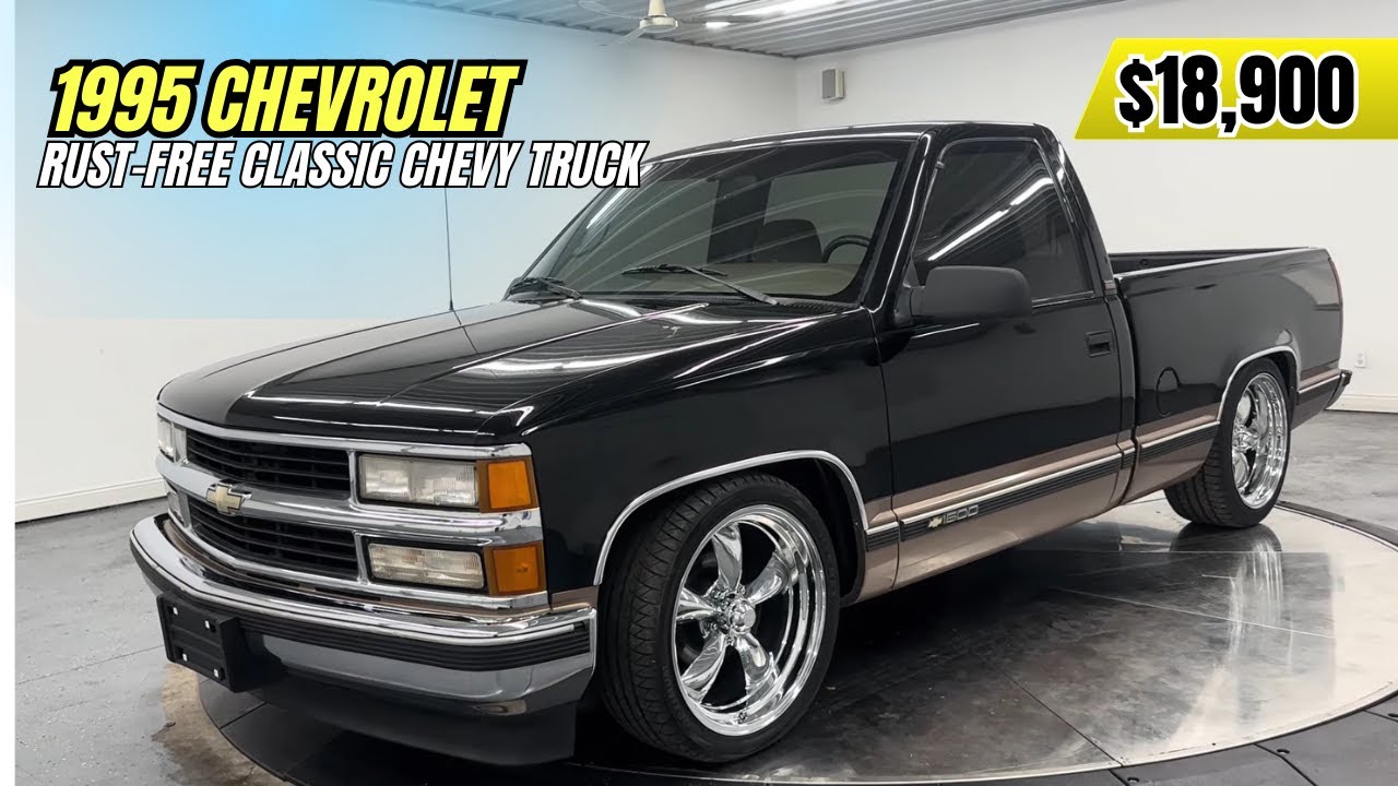1995 Chevrolet 1500 For Sale | Rust-Free Classic Chevy Truck | Lowered w/ New Wheels $18,900