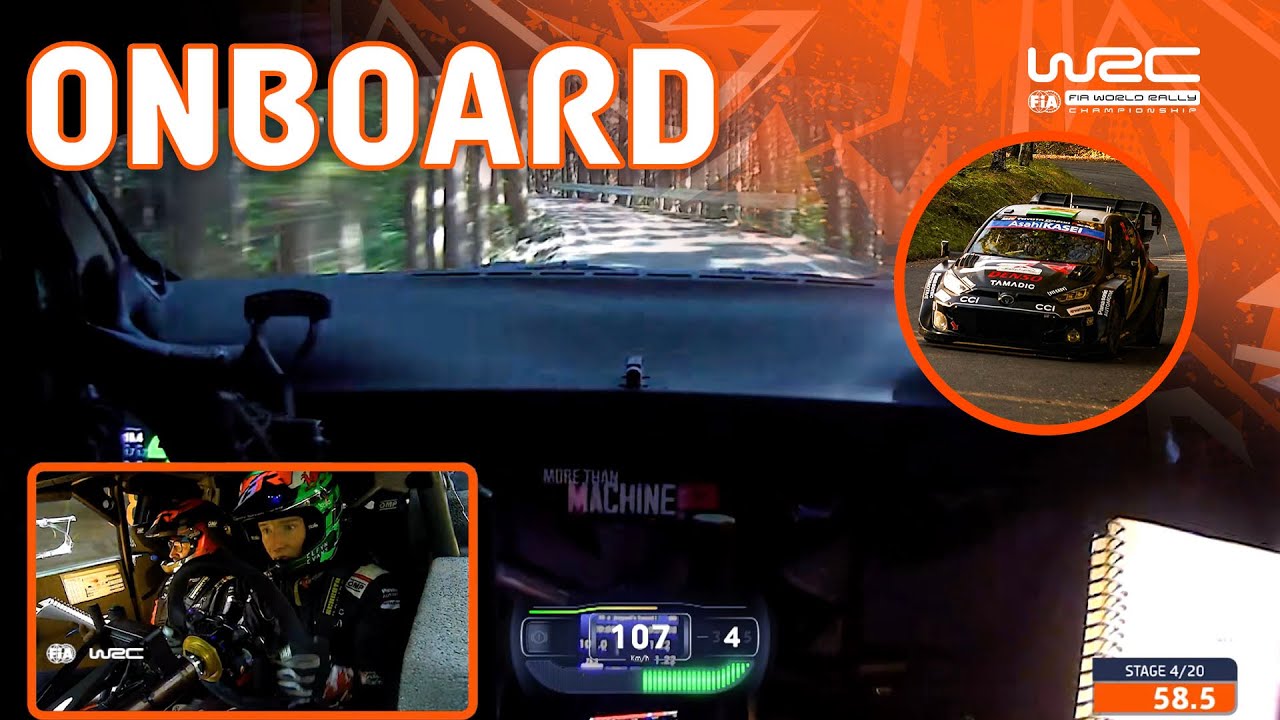 FULL ONBOARD - SS4 Evans/Martin | WRC FORUM8 Rally Japan 2025