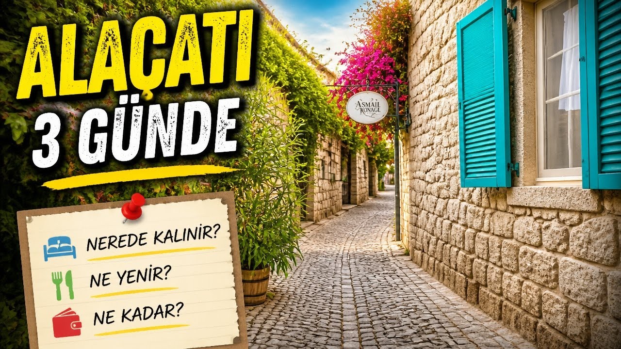 3 Günde Alaçatı! Nerede Kalınır, Ne Yenir, Ne Kadar Harcadık? (Vlog + Maliyet)