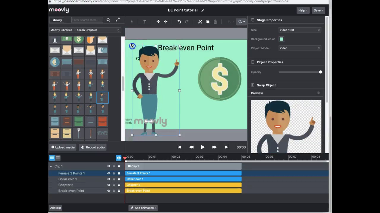 Moovly - video animation tool