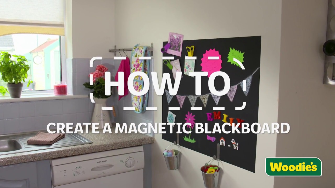 How to Create a Magnetic Blackboard