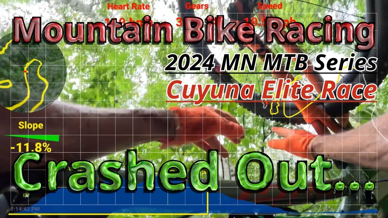 Mountain Bike Racing - Cuyuna Elite Race | Crash Ended Race | 2024 Minnesota MTB Series
