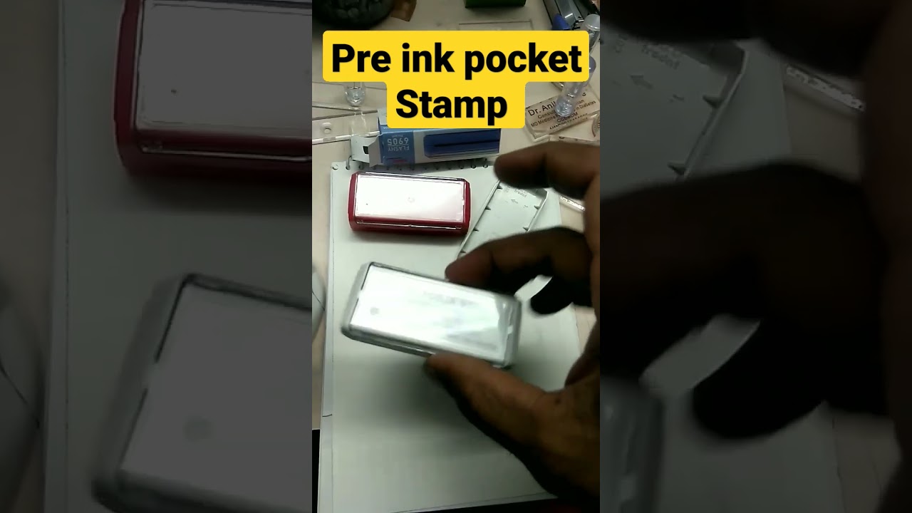 Trodat Pocket Stamp | Best Quality self ink pocket Stamp | #stamps #shorts