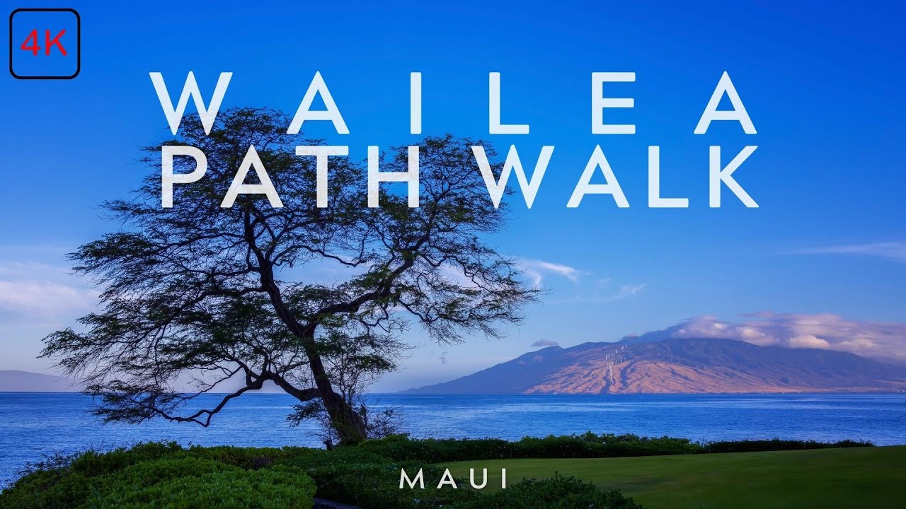 WAILEA PATH WALK MAUI | Most Beautiful Walk in Hawaii? 4K Tour POV