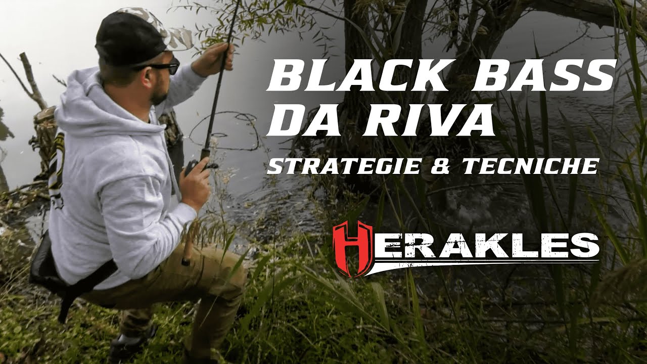BLACK BASS DA RIVA - TECNICHE DI PESCA IN CAVA