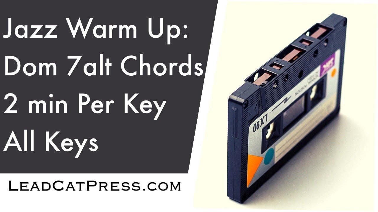 Jazz Backing Track: Altered Dom 7 Chord Vamp, 2 min each key, all keys