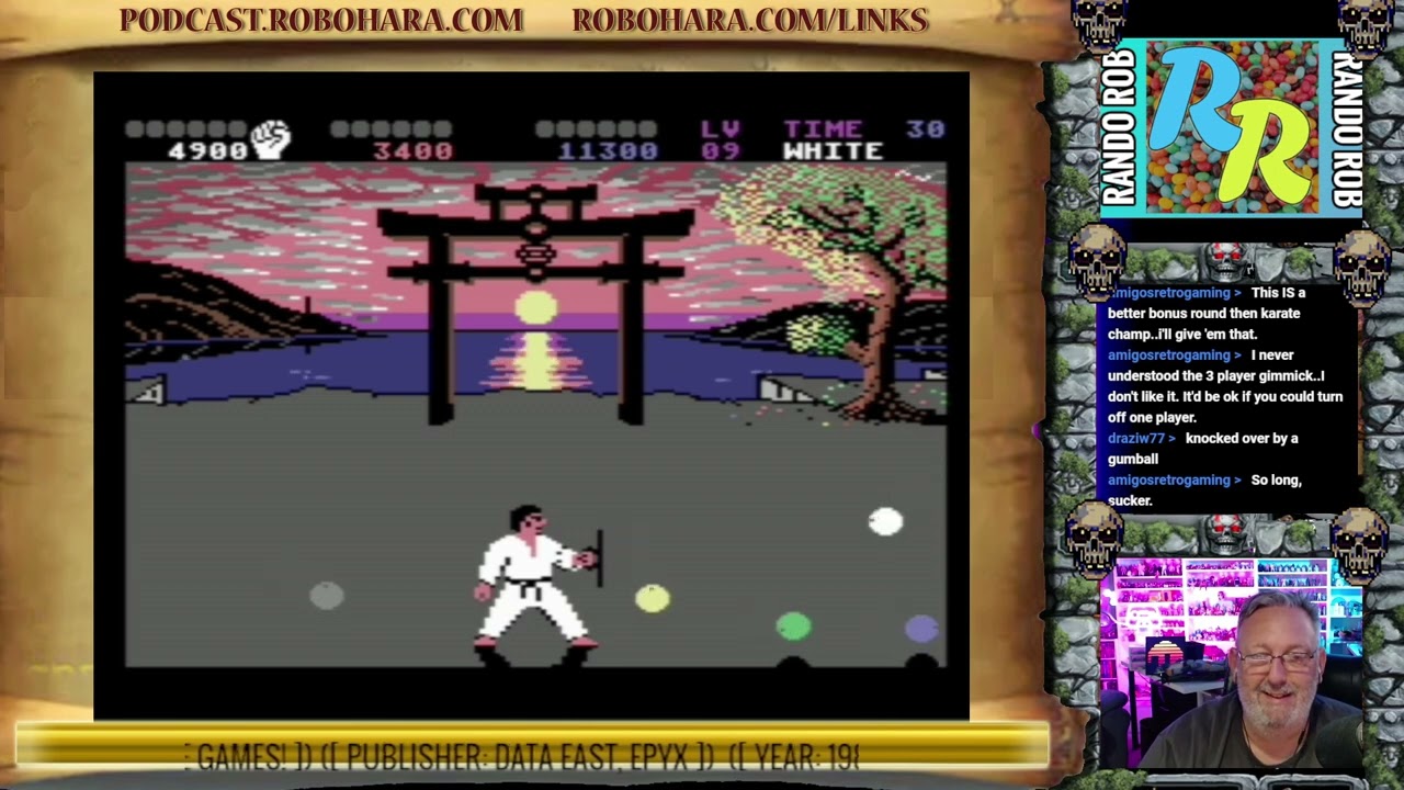 International Karate + (aka Chop N' Drop) by Activision [1987] (C64/MiSTer) | Sprite Castle Plays