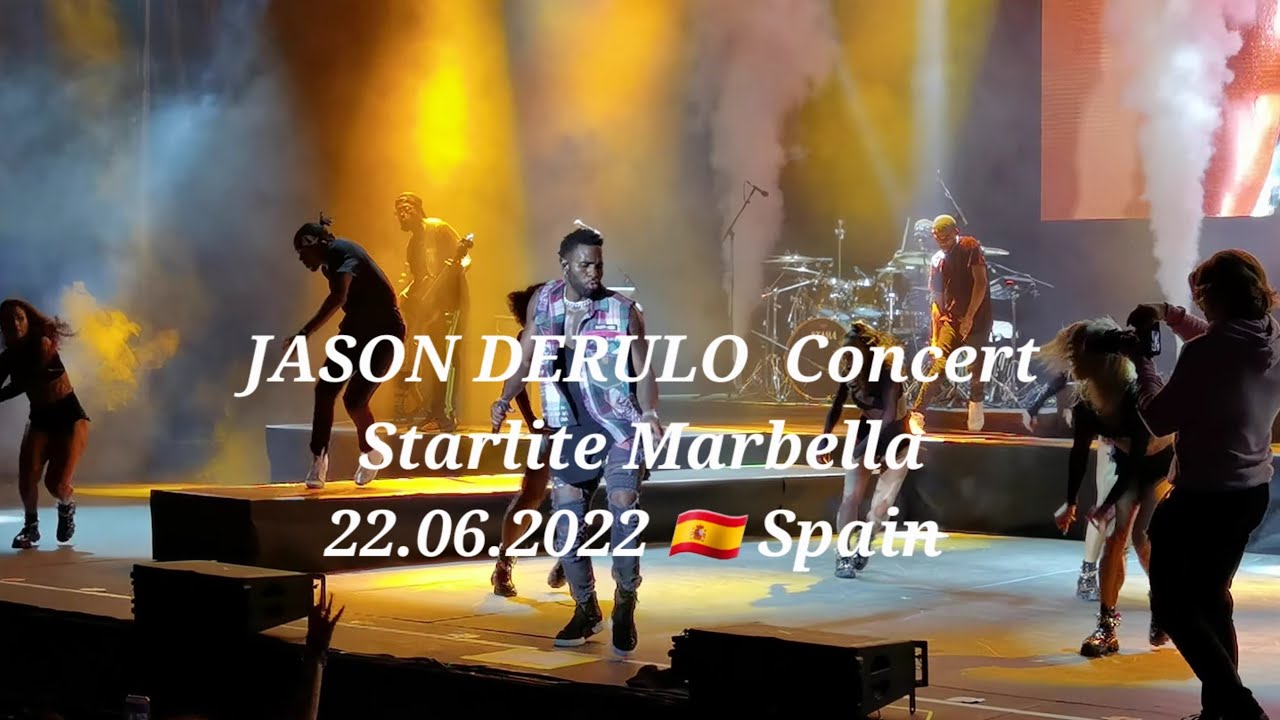 Jason Derulo 🎤 Concert Starlite Marbella 🎶 22.06.2022, FULL CONCERT 4K @JasonDerulo #jasonderulo
